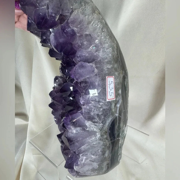 Brazilian Amethyst Juicy Grape Jelly Points 🍇 Cutbase Display Statement Piece - Picture 10 of 11